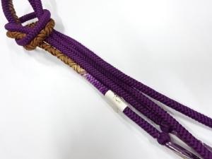 未使用品　正絹　手組帯締め
